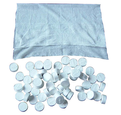 Strofinate magiche viscose della compressa dell'OEM 100% con la maglia non tessuta, tessuto appiattito