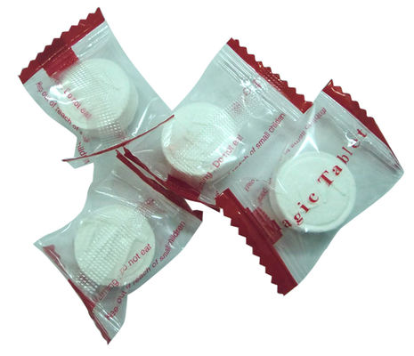 Tovaglioli appiattiti 100% della moneta del pacchetto di Candy del rayon magico del tessuto per il viaggio