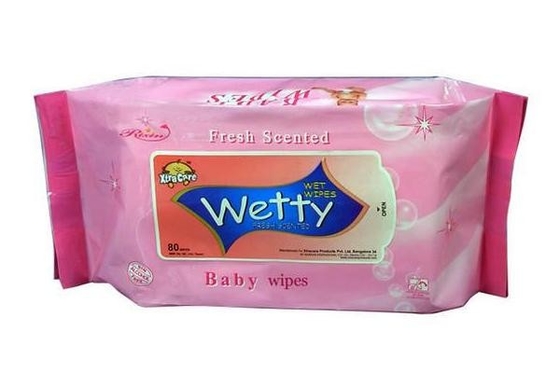 Salviettine per neonati bagnate di Unscented del tessuto non di fragranza del bambino eliminabile di sicurezza